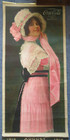 1914 Coca Cola Betty Blazing Color Framed Calendar Antique Nice 