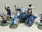 40mm French Indian War American Revolution Militia Civilians Cannon Painted