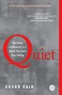 Quiet  The Power Of Introverts In A World That Can t Stop Talking By Cain  Susan