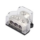 3way Distribution Block Car Audio-power Wire Splitter 1 0 Gauge In 3 4 Gauge-out