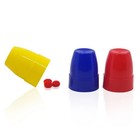 Magic Cups And Balls Trick Set Close Up Stage Prop Magician Kids Toy