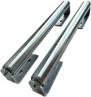 16  Conveyor Roller W  Bracket 2 Pack Galvanized Steel Roller Stand Support Tool