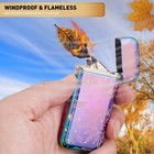 Electric Arc Lighter Usb Rechargeable Windproof Flameless Plasma Lighter Gifts
