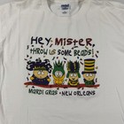 Vintage 2000 South Park Mardi Gras New Orleans T-shirt White Gildan Men s Xl