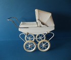 Vtg 1950s Mid Century Doucet French Doll Carriage Pram Buggy France Excellent 