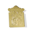 Tailpiece Mandolin Screw On Clamshell Style Gold 109605gd