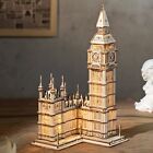 Rokr Rolife 3d Wooden Puzzle Led London Big Ben Model Kit Tg507 Teens Adult Gift