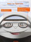 Givebest Portable Electric Space Heater With Thermostat  1500w 750w  Silver