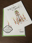 Trimree Christmas 6 Note Cards Pen And Watercolor