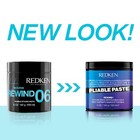 Redken Rewind 06 Styling Paste   For All Hair Types   Adds Lightweight  Flexible