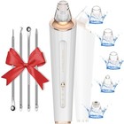 Usb Rechargeable Blackhead Remover Pore Vacuum Kit - 3 Suction Levels  5 Probes