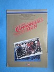 The Cannonball Run  1981  Movie Program Burt Reynolds Roger Moore Farrah Fawcett