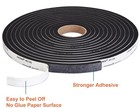 Weather Stripping Door Seal  1 2 Inch Wide X 1 8 Inch Thick Adhesive Foam Tape