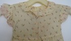 Vintage Nannette Originals Toddler Frock Girls Voile Sheer Yellow Floral Dress