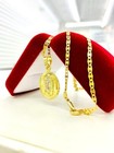 Newborn Baby kids Boys Girl women Men Virgen De Guadalupe Necklace Pendant 23x19
