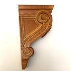Large Carved Wood Architectural Corbel Bracket Sconce Shelf 13 5 x4 75 x8 