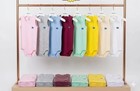 Baby Bodysuit Set Pack Cotton Sleeveless Infant Babysuit Blank Ribbed Romper Lot