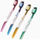 4pcs Hard Bristle Toothbrushes For Adults Manual Oral Cleaning Individually Pack