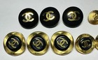Chanel Gold Tone Cc Logo Buttons Lot Of 18 Variety