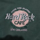 Hard Rock Cafe New Orleans Men s Green Sweatshirt Size L 90s Made In Usa
