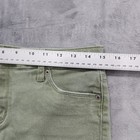 Sts Blue Shorts Womens 28 Green Boyfriend 9  Mid Rise Raw Hem Stretch Denim