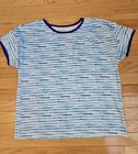 Nautica Blue And White Soft Striped Comfortable Pajama Set Womens Size Large