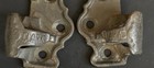  1803-choice Antique Victorian Cast Iron Clarks Lift Off Shutter Hinge Brackets