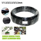 Black Bonsai Wires Anodized Aluminum Bonsai Training     Wire J5z4