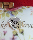Vtg Lily Creek Roses Floral Heart Shaped Porcelain Trinket Jewelry Keepsake Box