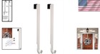Adjustable Wreath Hanger 2 Pack Over The Door Metal Hook Holds 20 Lbs