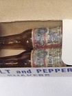 Nos Vintage Budweiser Mini Beer Bottle Salt And Pepper Shakers   Bottle