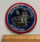 Original Moonwalk Festival International Nasa Apollo Era Cloth-back Patch
