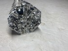 Vintage Large Clear Crystal Glass Bottle Stopper