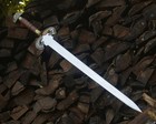 Hand Forged Replica Sword High Carbon Steel Medieval Collectible Display Piece