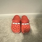 Crocs Lightning Mcqueen Cars Red Unisex Kids Clog Slip-on Sandals Us 7