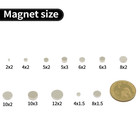 200pcs N35 Strong Neodymium Magnets Round Disc Ndfeb Permanent Rare Earth Magnet