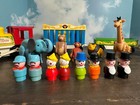 Vtg Fisher Price Little People Play Family Circus Train 991 Complete   Extras