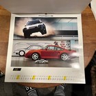 Porsche 1987 Factory Prints calendar - 13 Prints - Very Nice  no Coin 