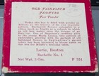 Vintage Face Powder Box - Lorie  Boston Called Old Fashioned Flowers Powder Seal