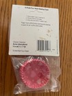 Baking Cups Red Paper W  White Pink Hearts Mini Size Petit Four Size 75 pkg