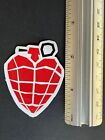 Green Day Red Heart Hand Granade Decal Sticker Iconic 90s Band For Laptops New