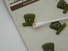 Vintage Buttons Bakelite Figural Novelty Hats On Hollywood Card  2-hole