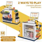 Cash Register Playset For Kids - 48pcs Pretend Play Money  Calculat    Fast Ship