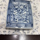 Antique Chinese Porcelain Scholars Ink Box