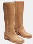 New Steve Madden Riggs Boots Banana Leather  Black Leather  Rust Leather