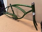 1972 Original Schwinn Stingray Deluxe Bicycle Frame   Chain Guard Campus Green