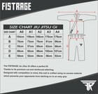 Fistrage Jiu Jitsu Gi Patch Bjj Brazilian For Men   Women Mma Uniform With Belt