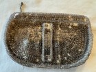 Vintage Gold Sequin Zippered Clutch