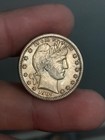 1909 Barber Quarter Au-unc 