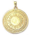 Feng Shui 3-legged Bird Pendant For Success - Bright Sun